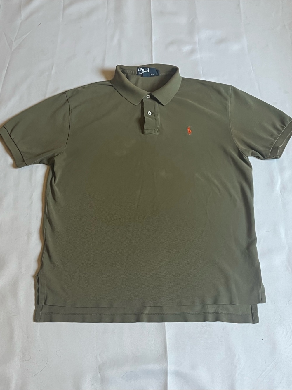 Polo by Ralph Lauren Olive Green Polo Shirt L